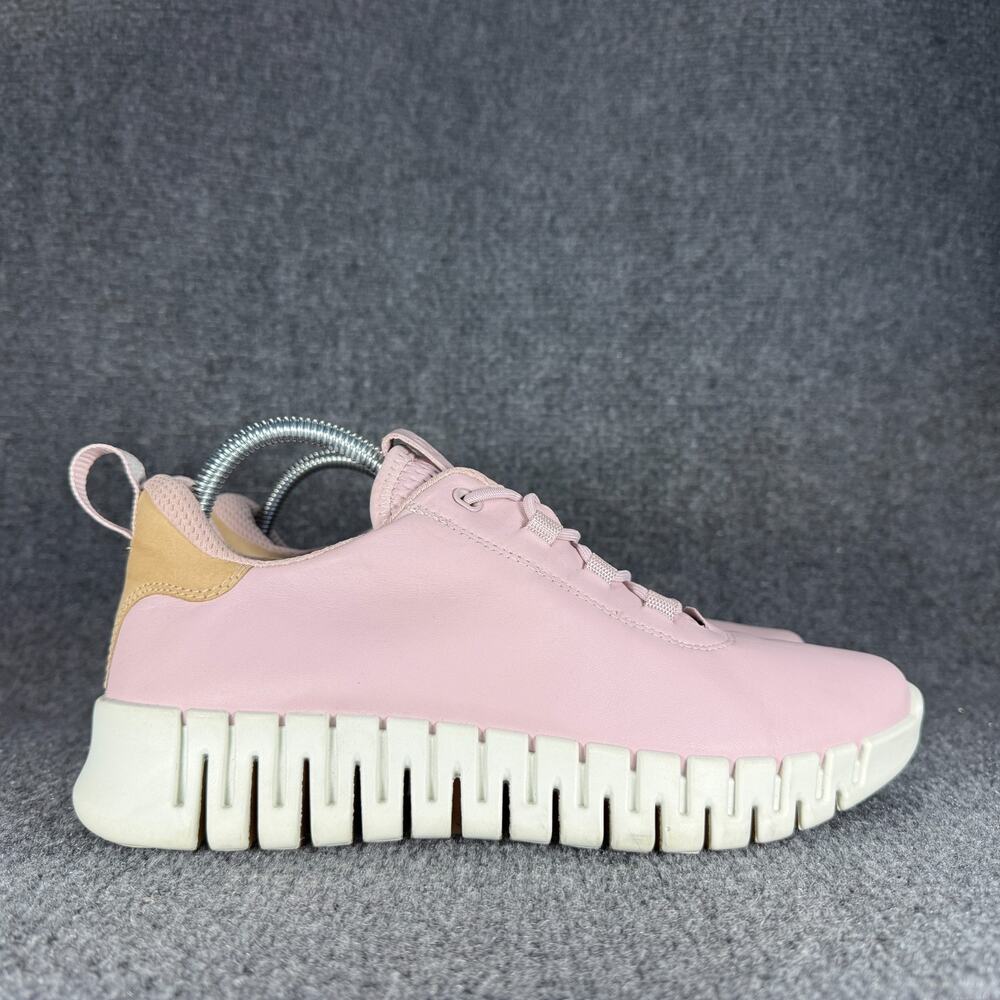 ECCO Gruuv Womens Leather Sneakers Size 40 US 9-9.5 Violet Ice Powder Comfort
